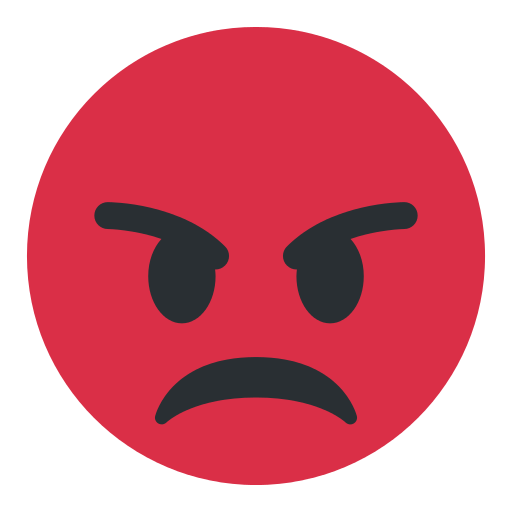 Angry face