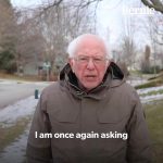 Bernie I Am Once Again Asking For Your Support Blank Meme Template
