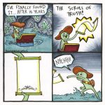 The Scroll Of Truth Blank Meme Template